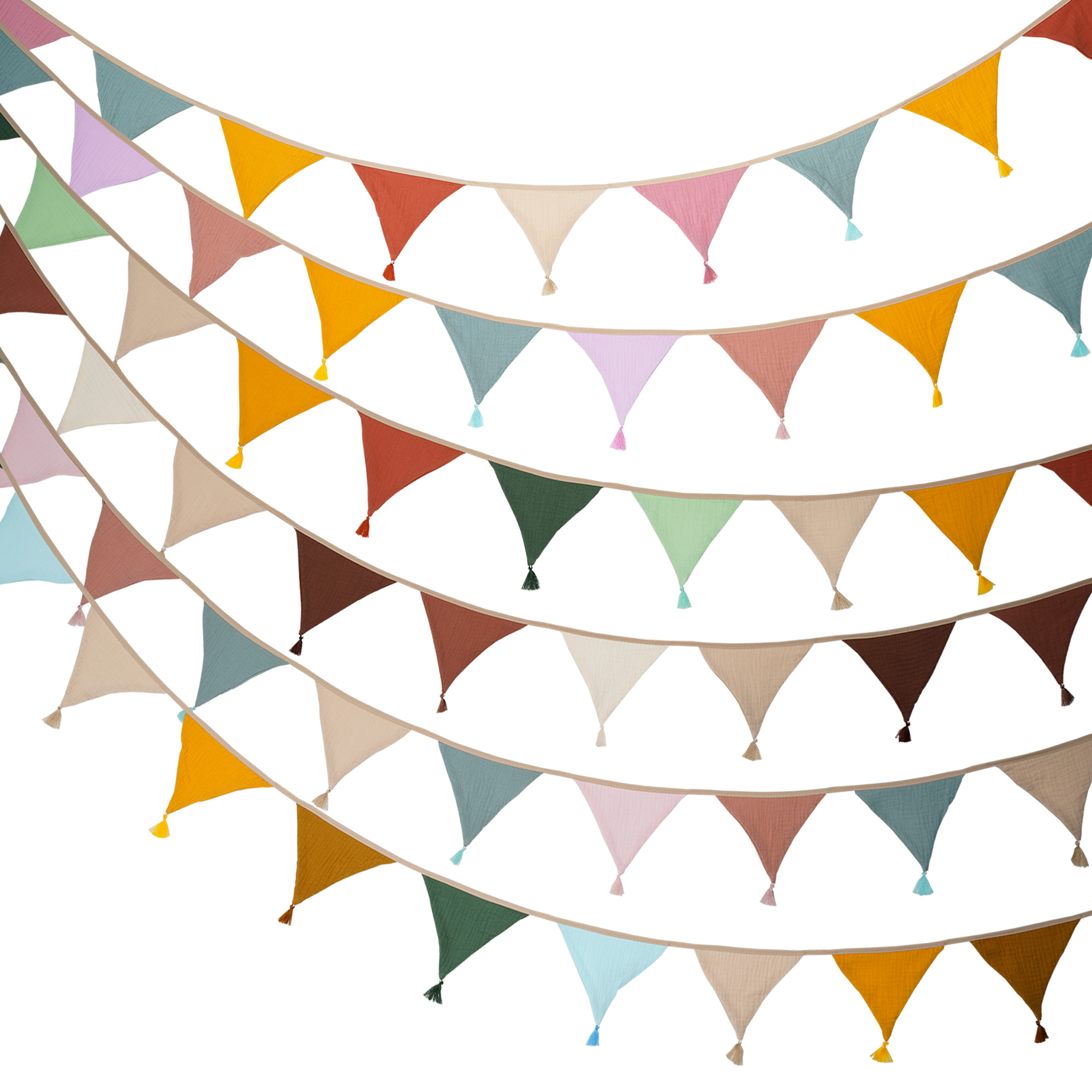 Baby Nursery Bunting - Bendera kain buaian 2.6M/8,5 kaki 10