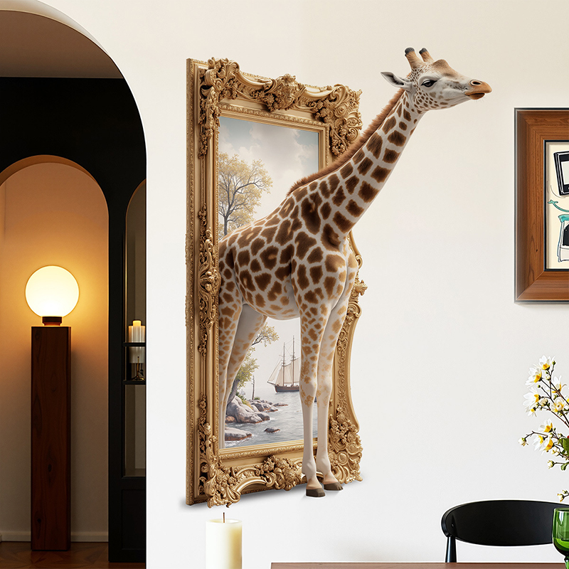 Baby Nursery Picture Frames - Stiker Dinding Bingkai Foto Nordik 3D