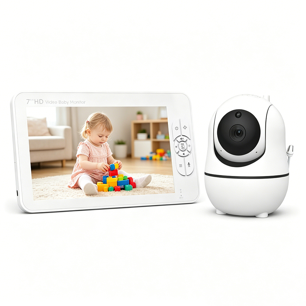 Baby Monitor Split Screen - Monitor Bayi Layar Terpisah 7 Inci