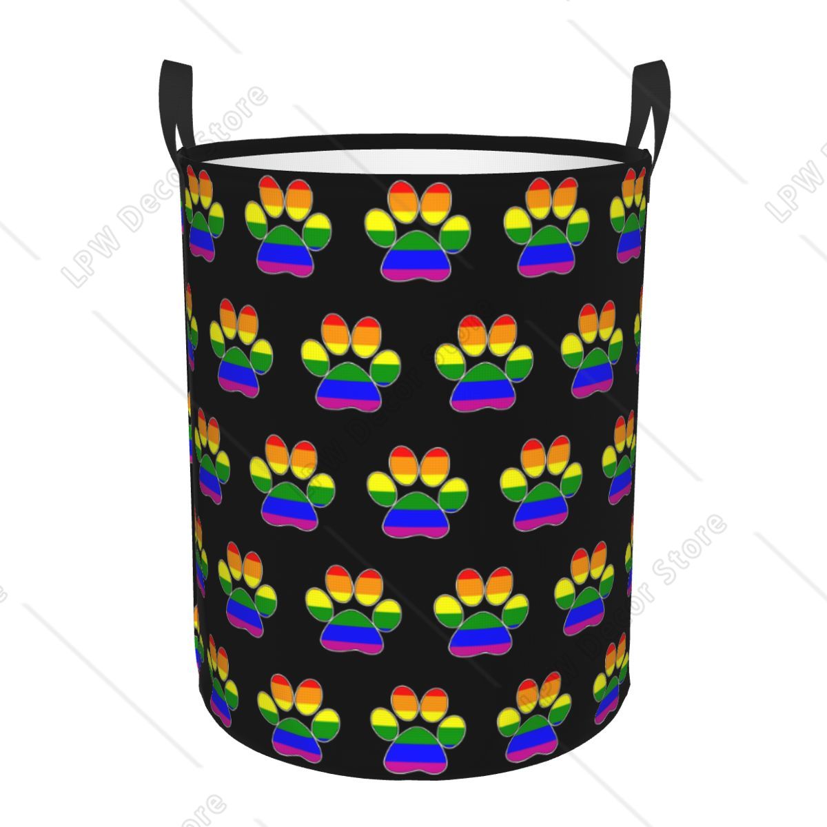Baby Nursery Handles - Keranjang Cucian Lipat Motif LGBT Pride