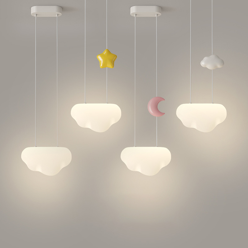 Baby Nursery Knobs - Lampu gantung ruang kecil awan anak-anak,