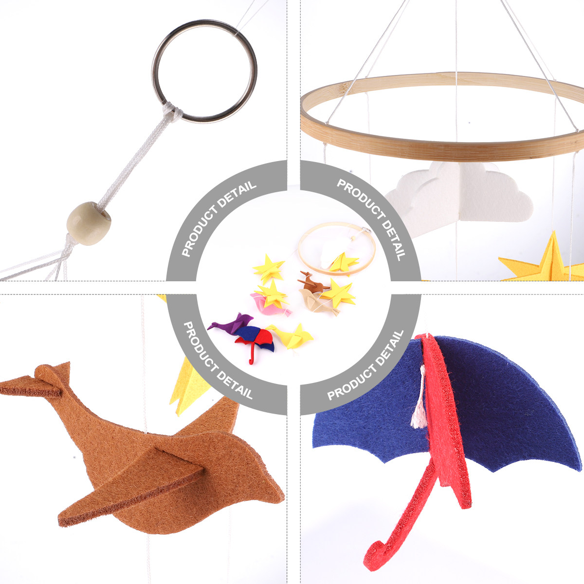 1Pcs Hiasan Gantung Tempat Tid - Baby Nursery Hanging Decor ulasan dan harga