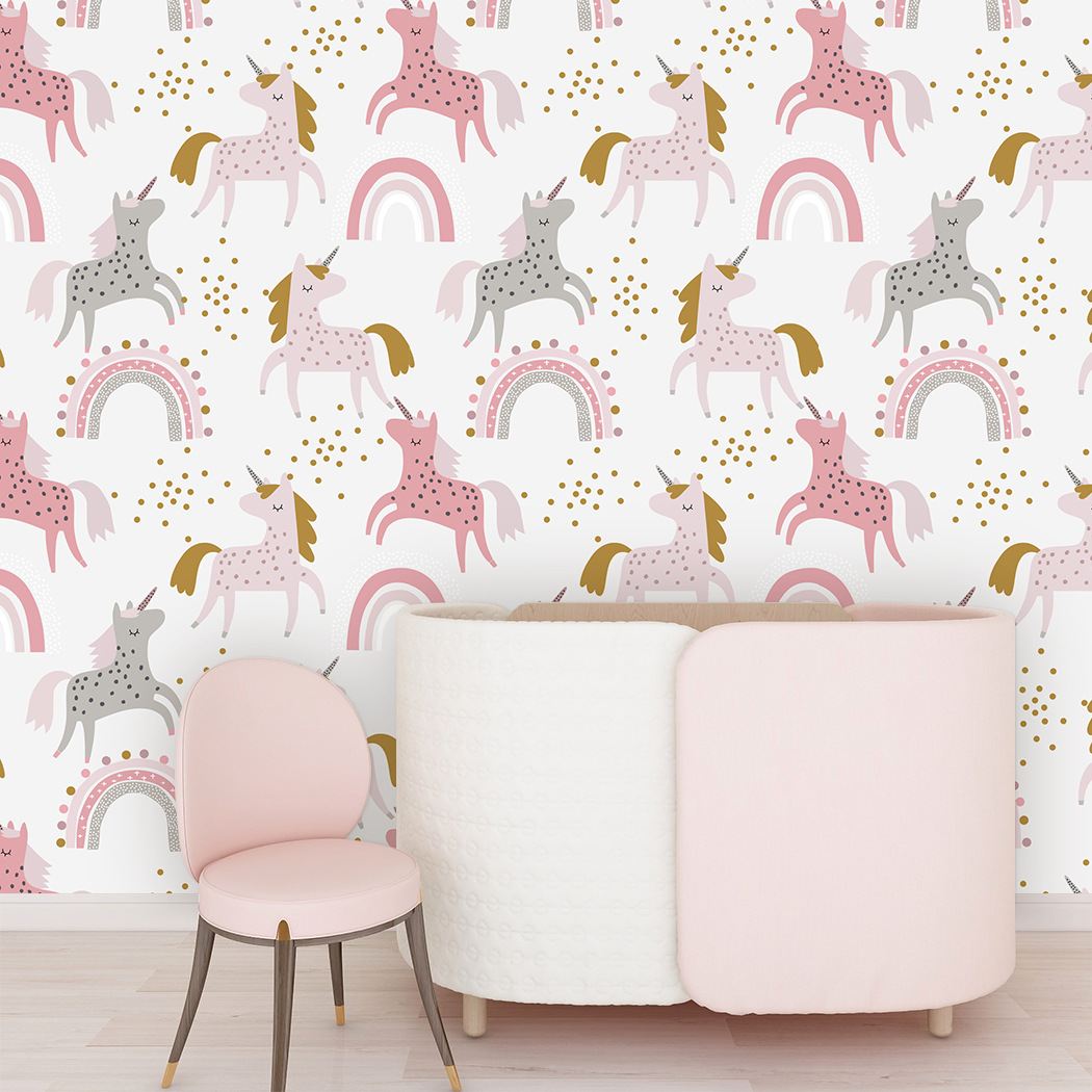 Wallpaper Kamar Bayi Perempuan - Baby Nursery Jungle Animals ulasan dan harga