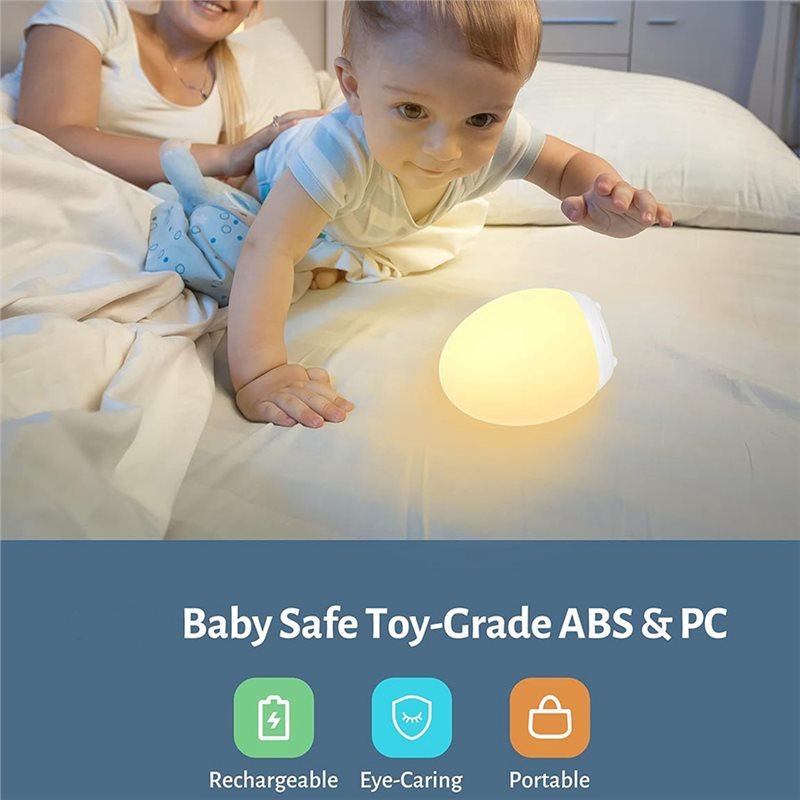Lampu Malam Bayi LED Bentuk Te - Baby Nursery Hours ulasan dan harga