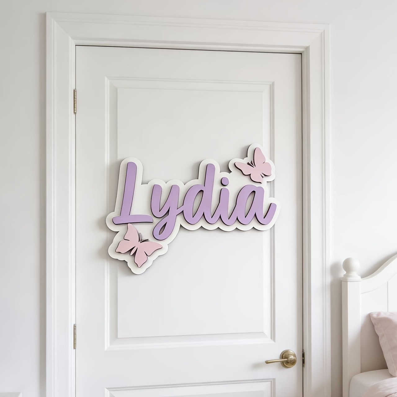 Tanda Kamar Nama Kupu-kupu Bir - Baby Nursery Usa ulasan dan harga