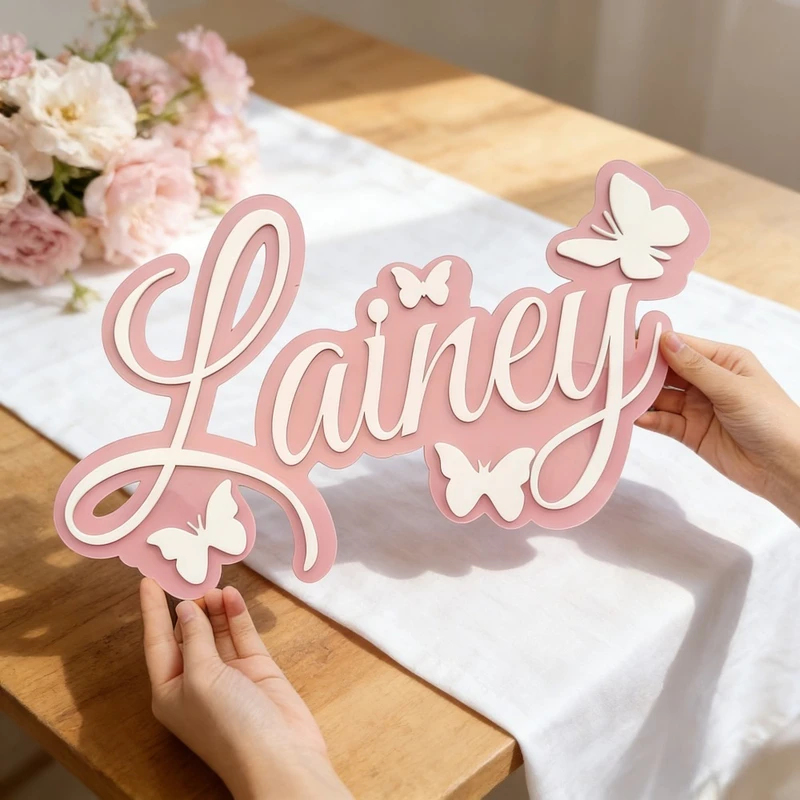 Plakat Nama Bayi yang Diperson - Baby Nursery Wall Decor ulasan dan harga
