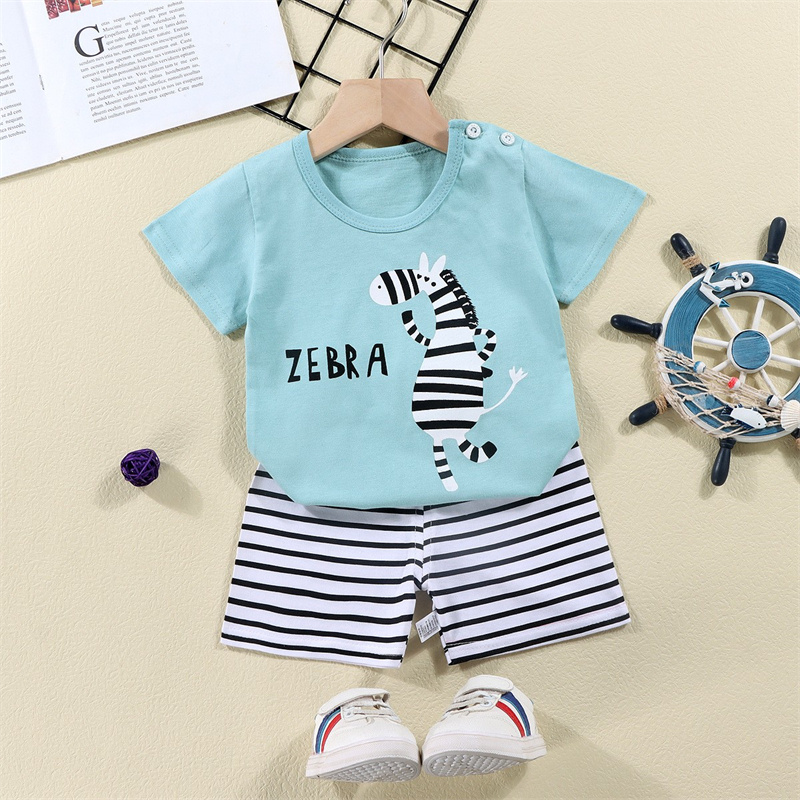 Kaus Katun + Celana Pendek Set - Baby Nursery Ideas Boy ulasan dan harga