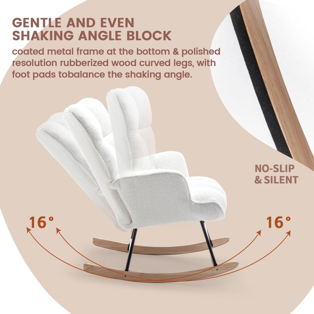 Kursi Goyang Bayi Berlapis Kai - Rocking Chair Nursery ulasan dan harga