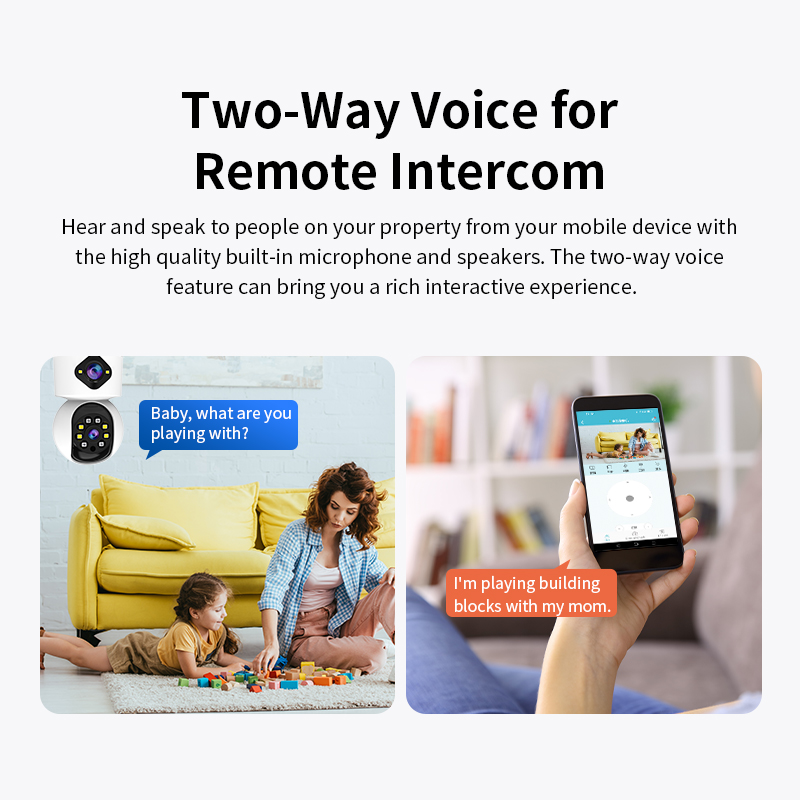 Kamera Dome IP PTZ Nirkabel YI - Baby Monitor Split Screen ulasan dan harga