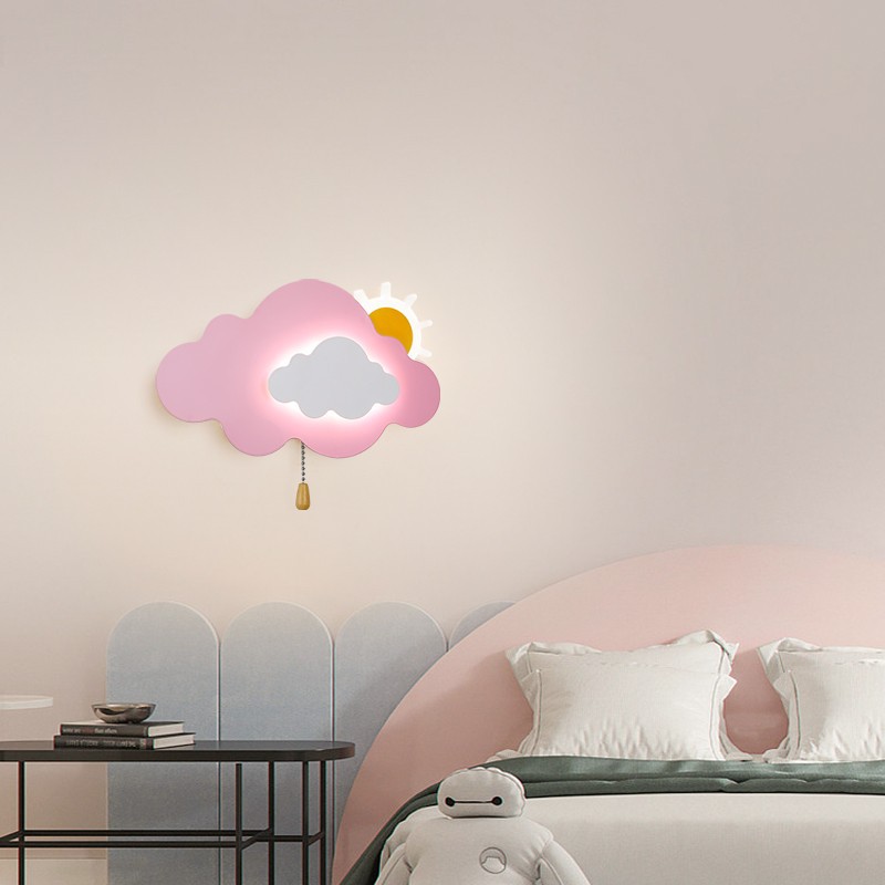 Lampu dinding awan kamar anak- - Baby Nursery Knobs ulasan dan harga