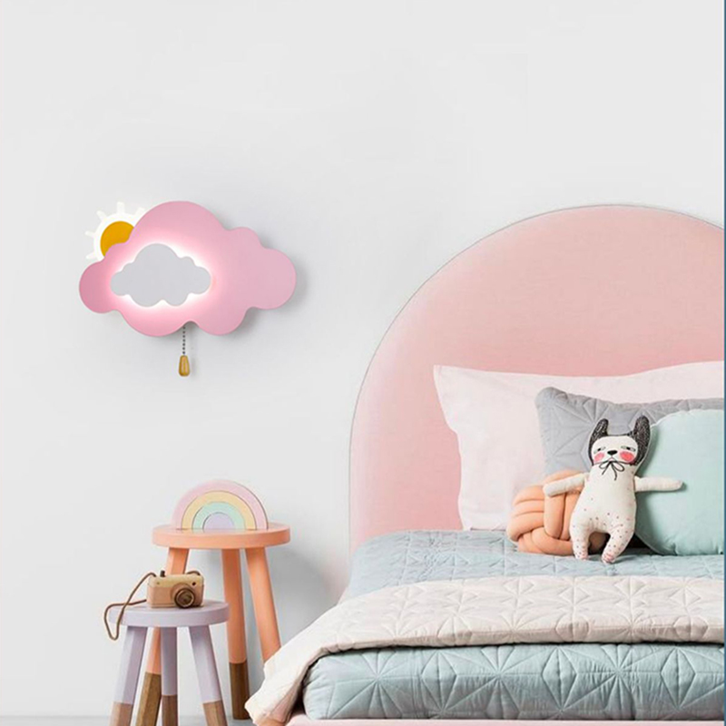 Lampu dinding awan kamar anak- - Baby Nursery Knobs ulasan dan harga