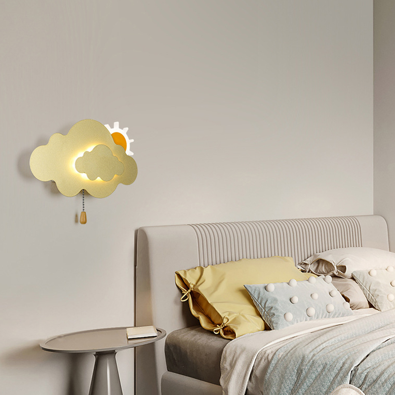 Lampu dinding awan kamar anak- - Baby Nursery Knobs ulasan dan harga