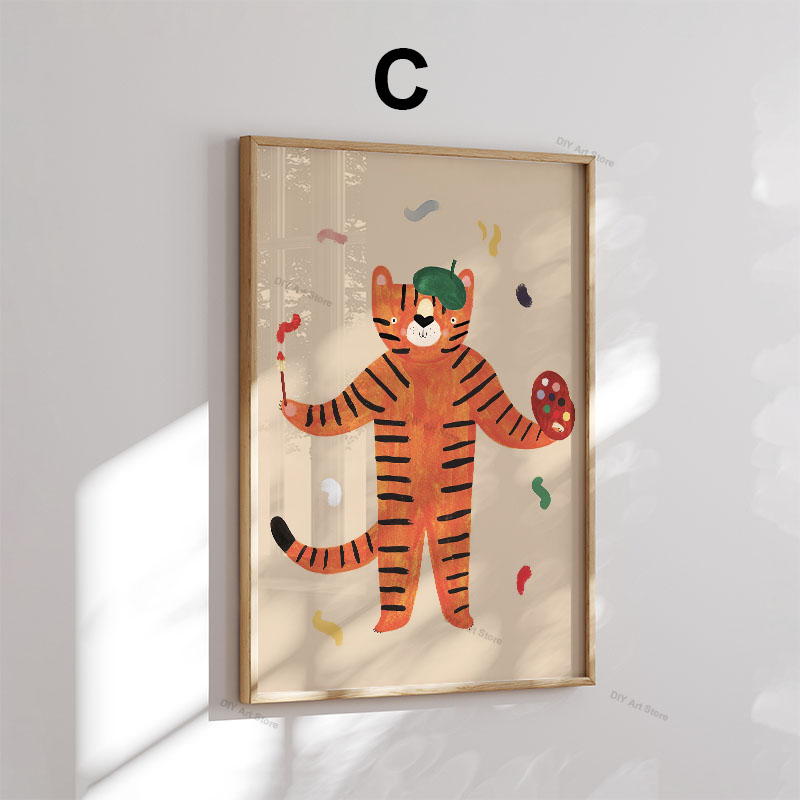 Lukisan Kanvas Seni Dinding Ka - Baby Nursery Wall Decor ulasan dan harga