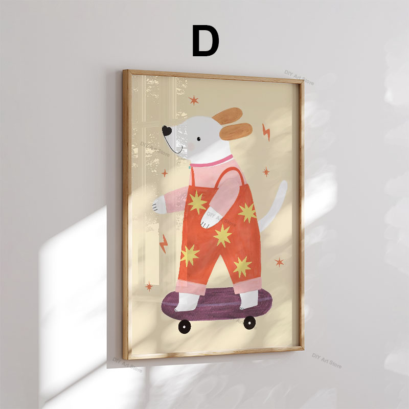 Lukisan Kanvas Seni Dinding Ka - Baby Nursery Wall Decor ulasan dan harga