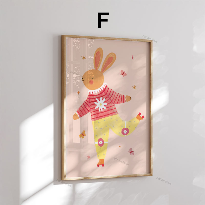 Lukisan Kanvas Seni Dinding Ka - Baby Nursery Wall Decor ulasan dan harga