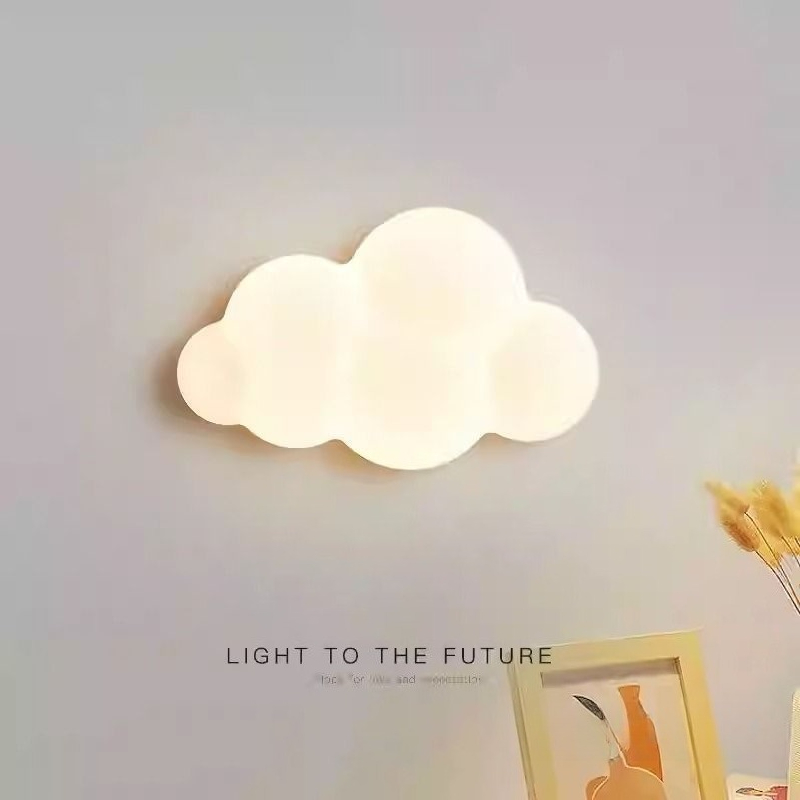 Lampu Dinding Awan Putih Lampu - Baby Nursery Knobs ulasan dan harga