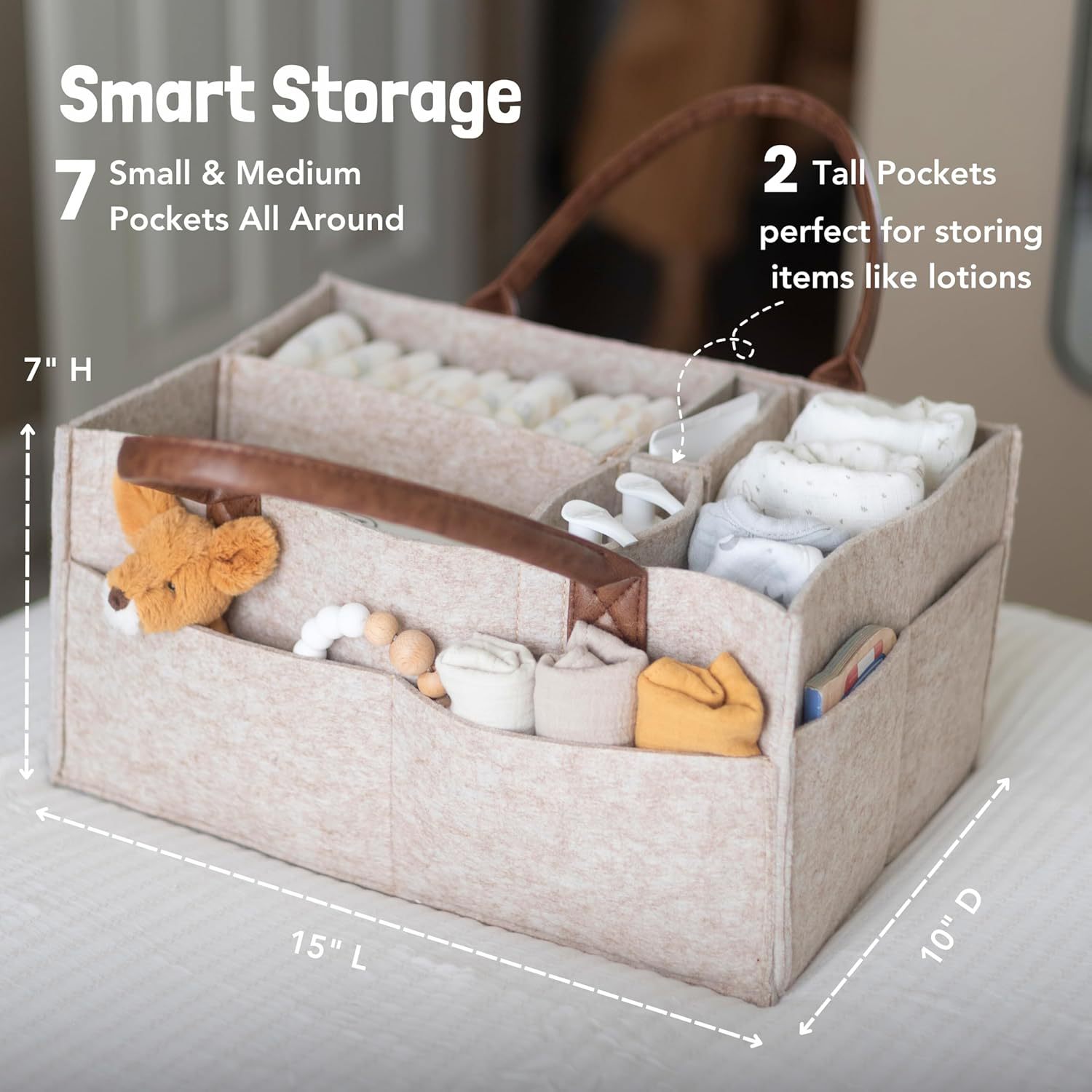 Keranjang Penyimpanan Perlengk - Baby Nursery Shelf ulasan dan harga