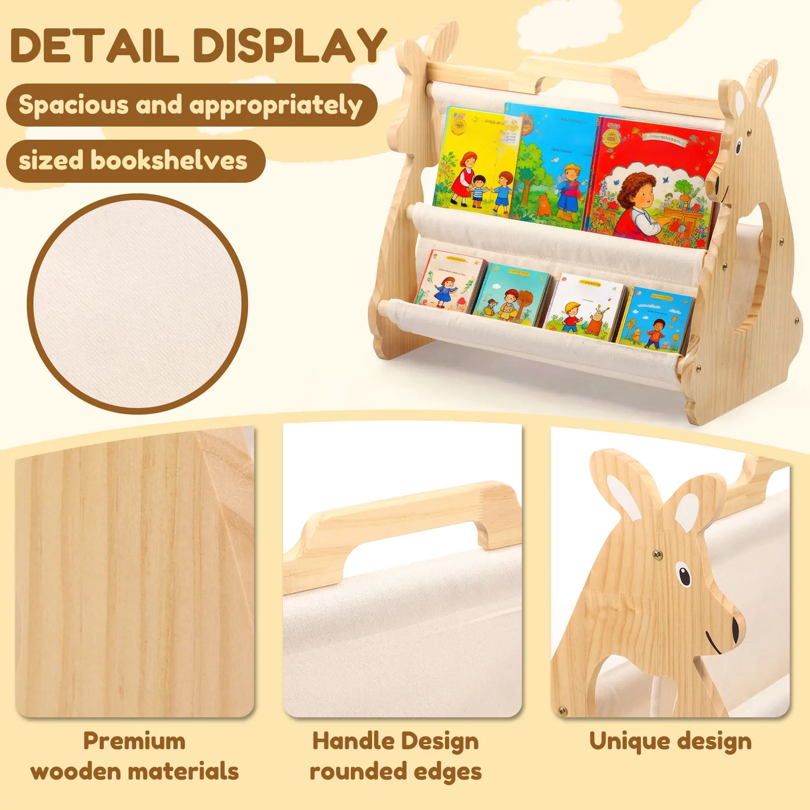 Rak Buku Anak Rak Buku Balita  - Baby Nursery Shelf ulasan dan harga