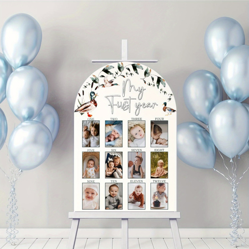 1 Buah Papan Foto Tahun Pertam - Baby Nursery Picture Frames ulasan dan harga