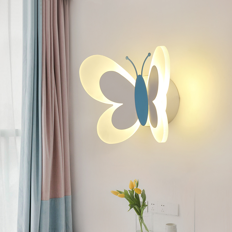 Lampu Dinding Kartun Lucu Biru - Baby Nursery Knobs ulasan dan harga