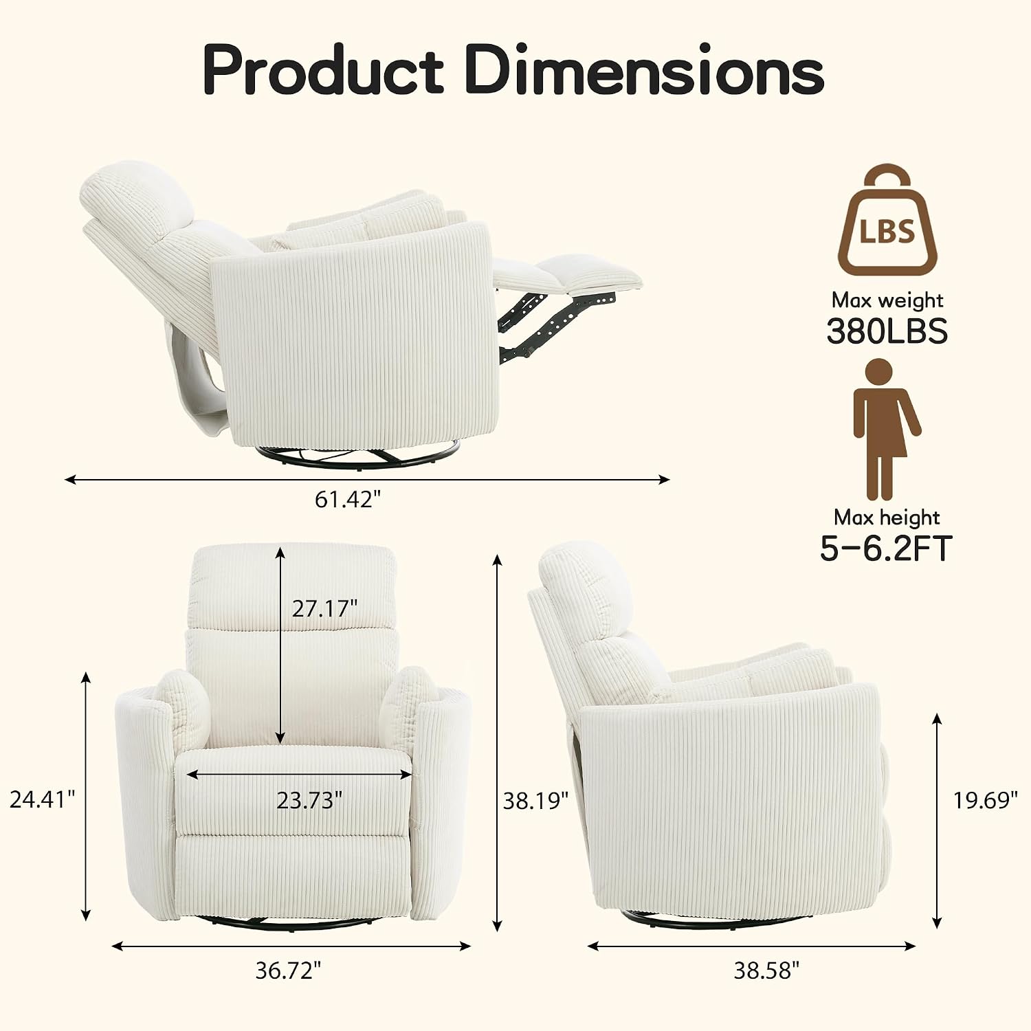 Kursi Goyang Elektrik untuk Ba - Rocking Chair Nursery ulasan dan harga