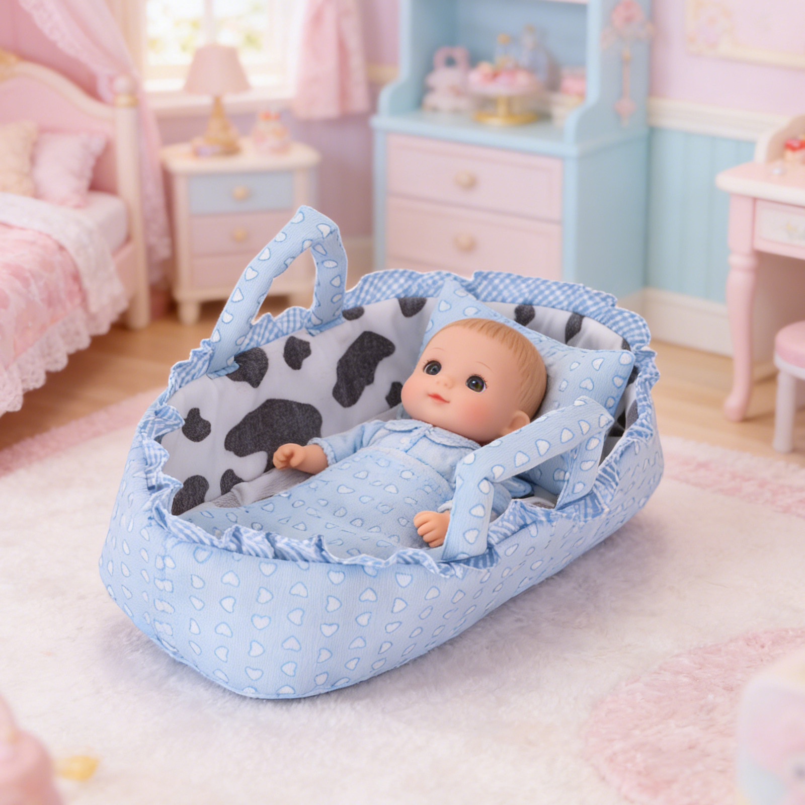 Keranjang Bayi Empuk dengan Pe - Baby Nursery Handles ulasan dan harga