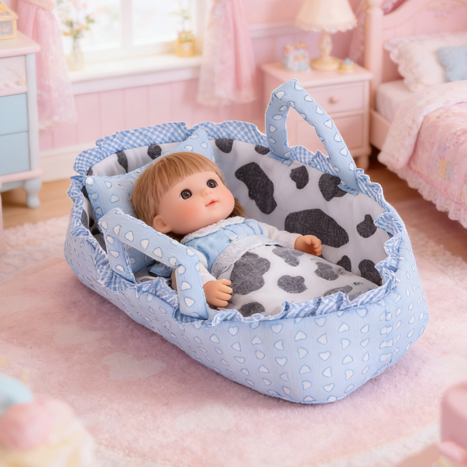 Keranjang Bayi Empuk dengan Pe - Baby Nursery Handles ulasan dan harga
