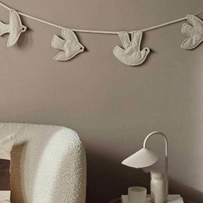 Dekorasi Gantung Burung Gaya N - Baby Nursery Bunting ulasan dan harga
