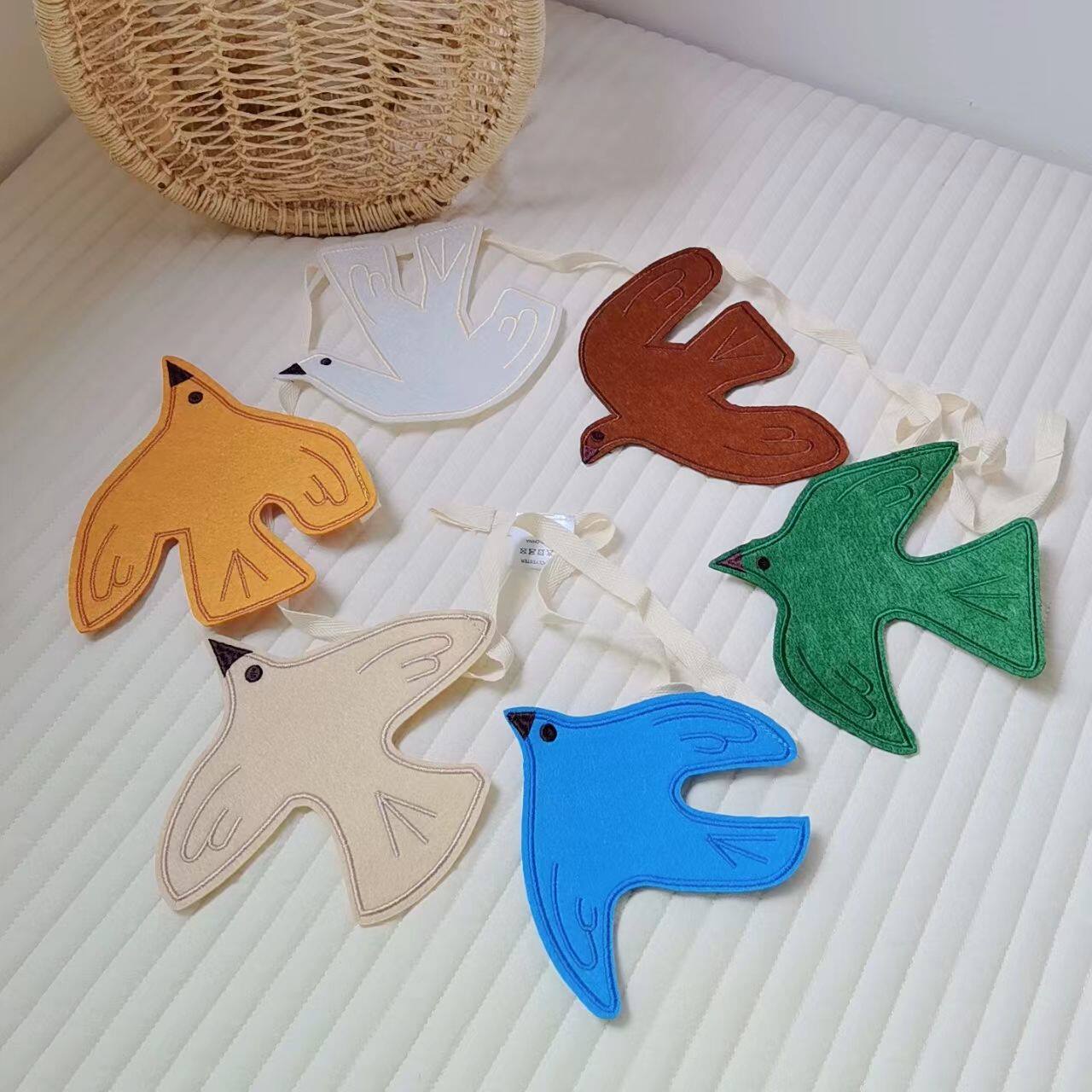 Dekorasi Gantung Burung Gaya N - Baby Nursery Bunting ulasan dan harga