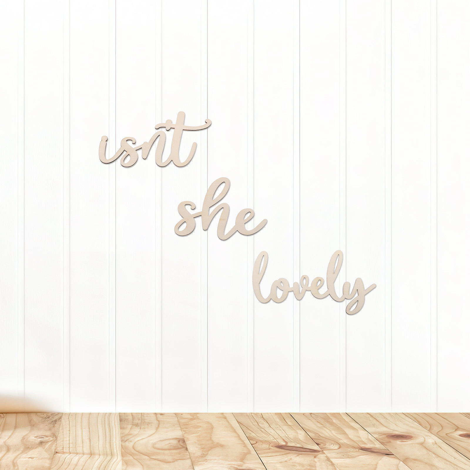 Papan Kayu Stiker Dinding Kayu - Baby Nursery Wall Decor ulasan dan harga