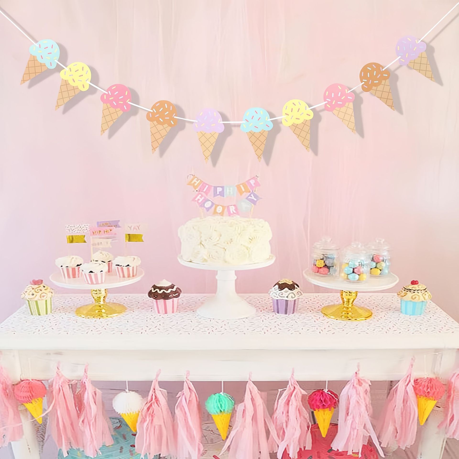 Hiasan Dinding Kertas Bertema  - Baby Nursery Hanging Decor ulasan dan harga
