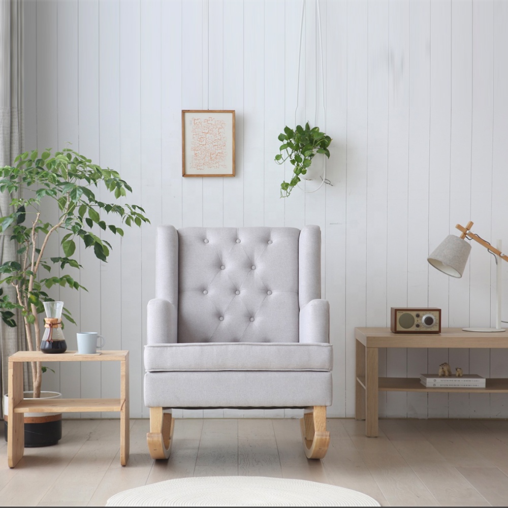 Kursi Goyang Bayi Modern Custo - Rocking Chair Nursery ulasan dan harga