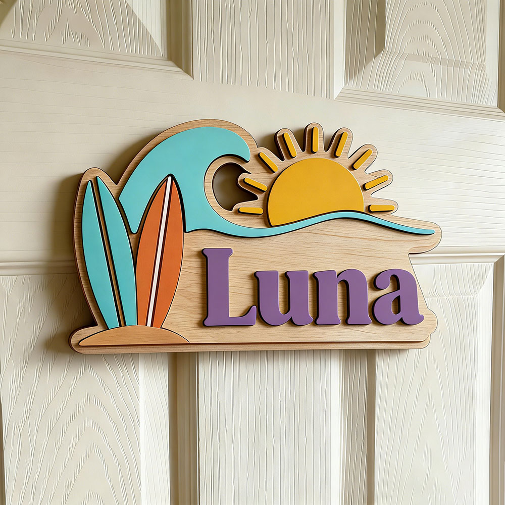 Papan Nama Pintu Bertema Gelom - Baby Nursery Usa ulasan dan harga