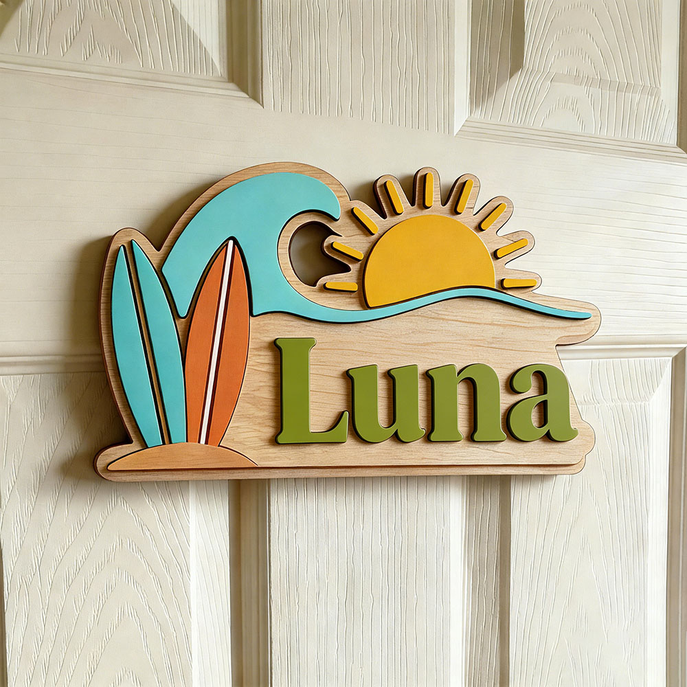 Papan Nama Pintu Bertema Gelom - Baby Nursery Usa ulasan dan harga