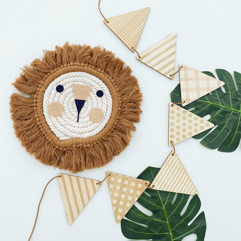 INS Nordic Manik-manik Bintang - Baby Nursery Bunting ulasan dan harga