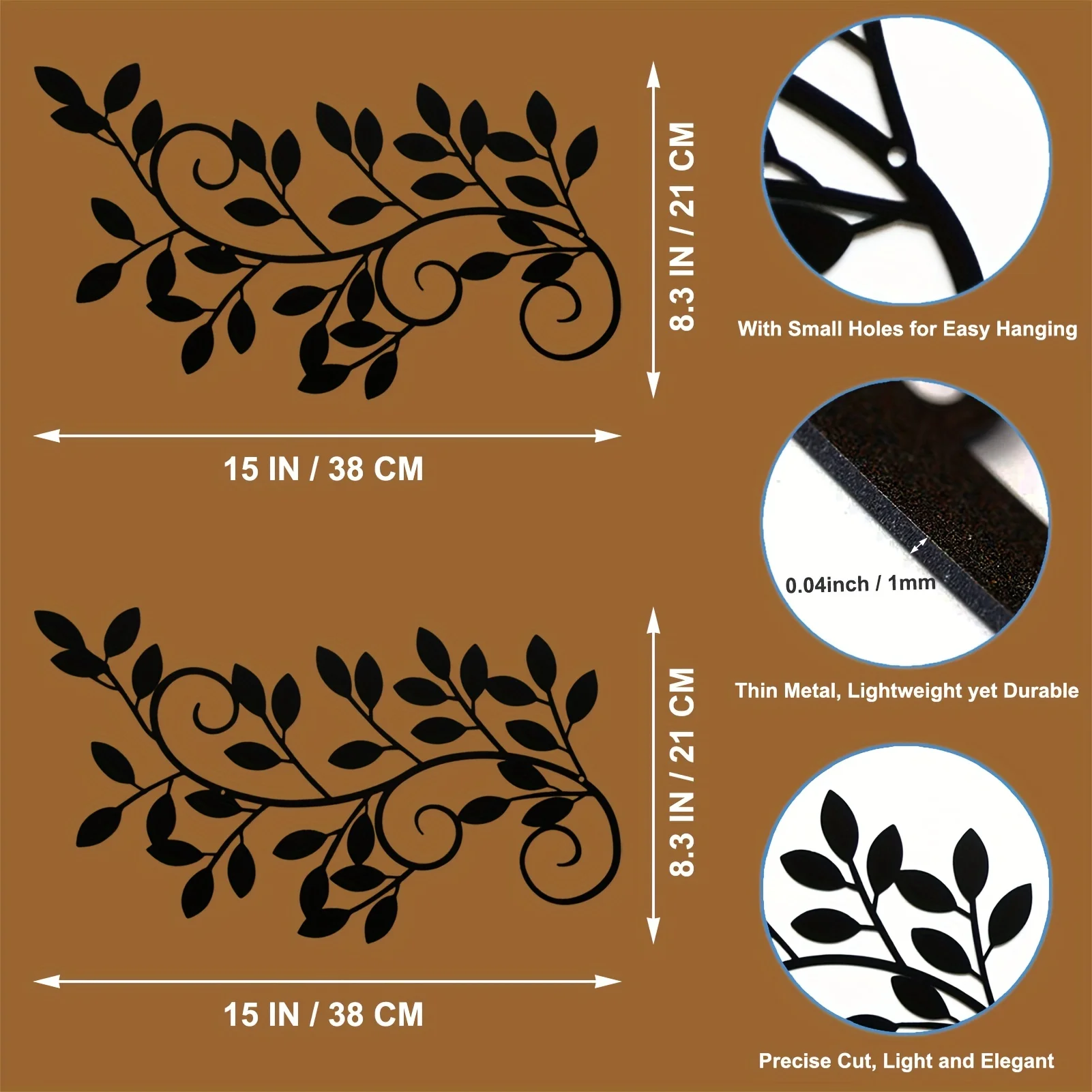 2 buah hiasan seni dinding tan - Baby Nursery Hanging Decor ulasan dan harga