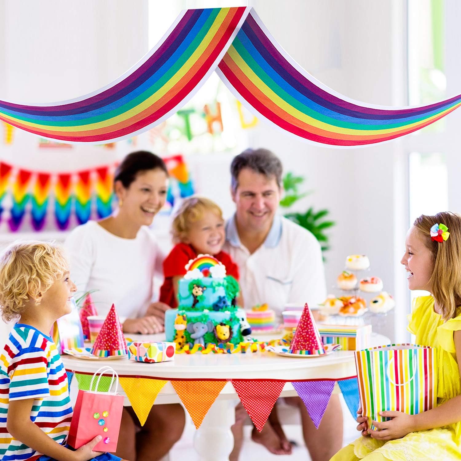 Hiasan Gantung Pelangi 11,8 ka - Baby Nursery Bunting ulasan dan harga