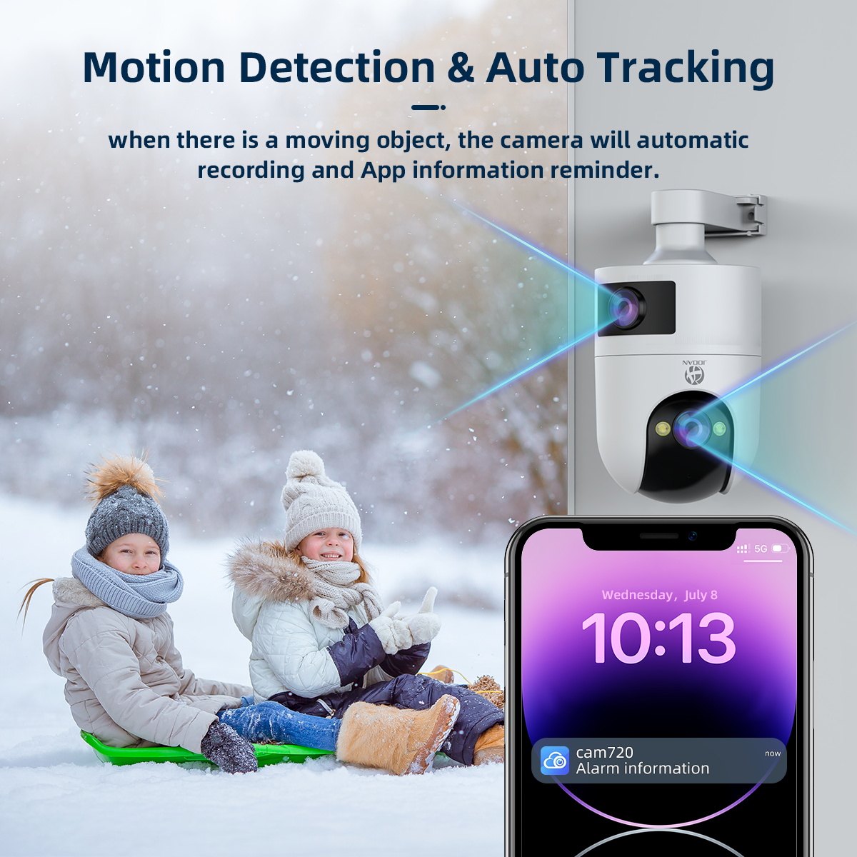 Kamera IP 4K PTZ luar ruangan  - Baby Monitor Split Screen ulasan dan harga