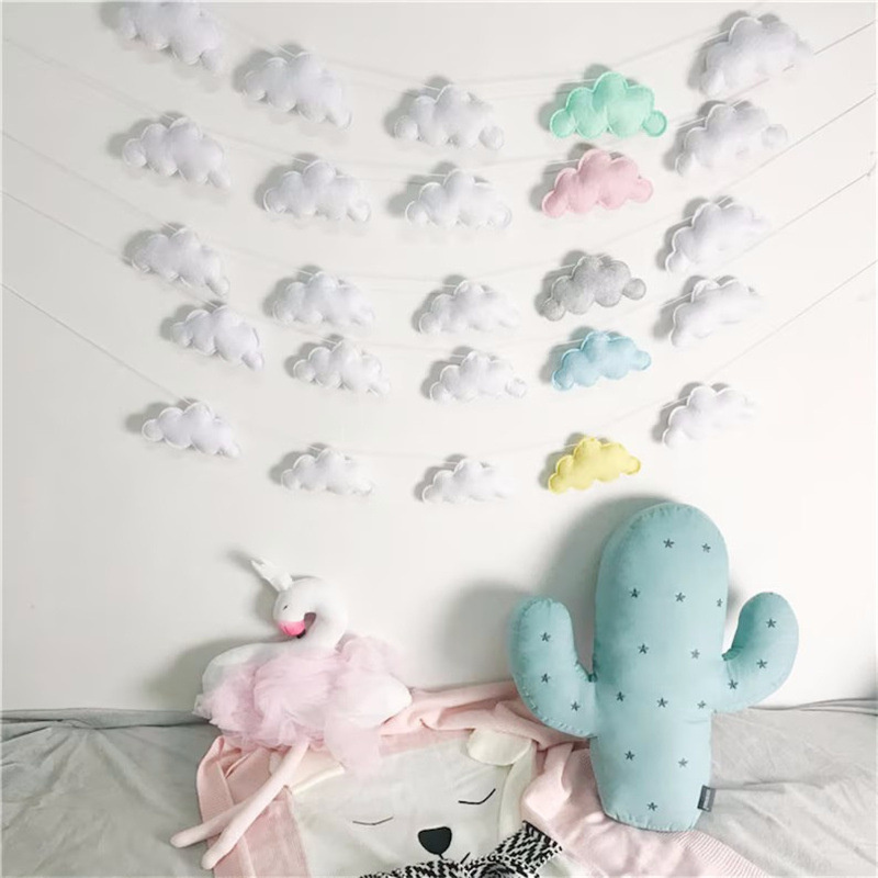 Nordic merasa awan karangan bu - Baby Nursery Hanging Decor ulasan dan harga